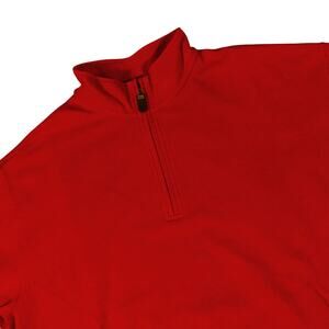 Orvis Pima Cotton Sweater 1/4 Zip Red Pullover Fishing Casual Embroidered XXL